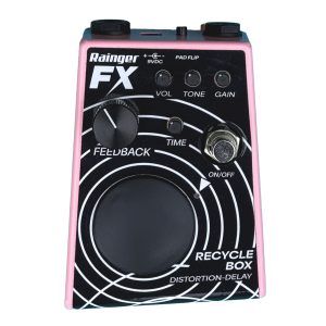 独自の非対称筐体に極上の歪みとデジタル・ディレイを凝縮！Rainger FX「Recycle Box」をチェック