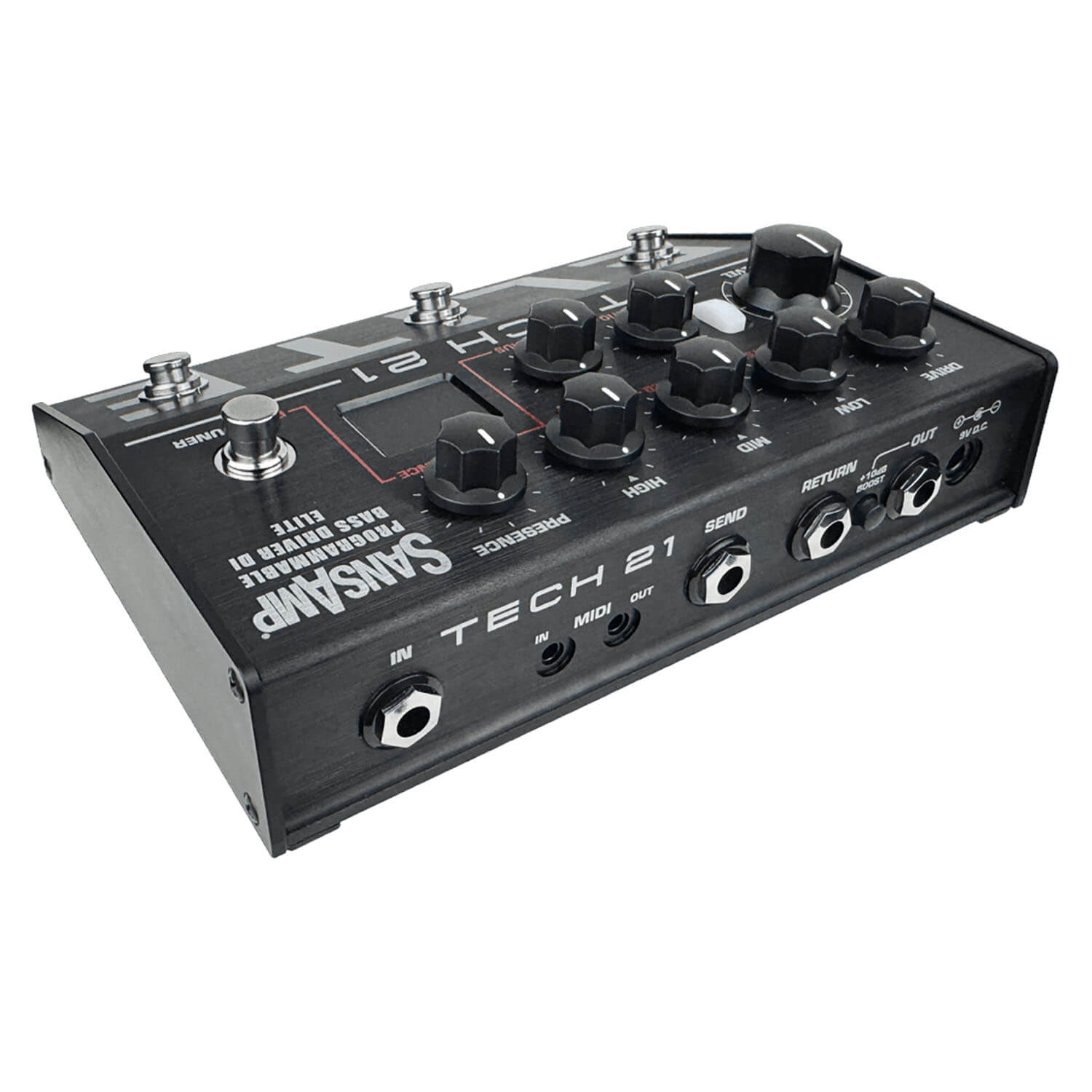 ライブからレコーディングまで足元を集中管理！TECH21「SansAmp Programmable Bass Driver ELITE」が発売