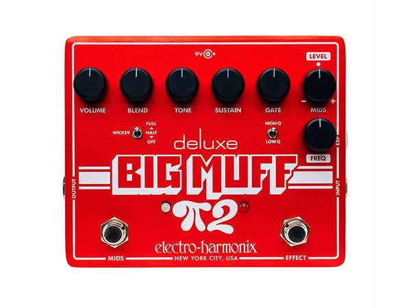 【electro-harmonix】定番ファズが多彩に進化！音作りと操作性を高めた「Deluxe Big Muff Pi 2」をチェック