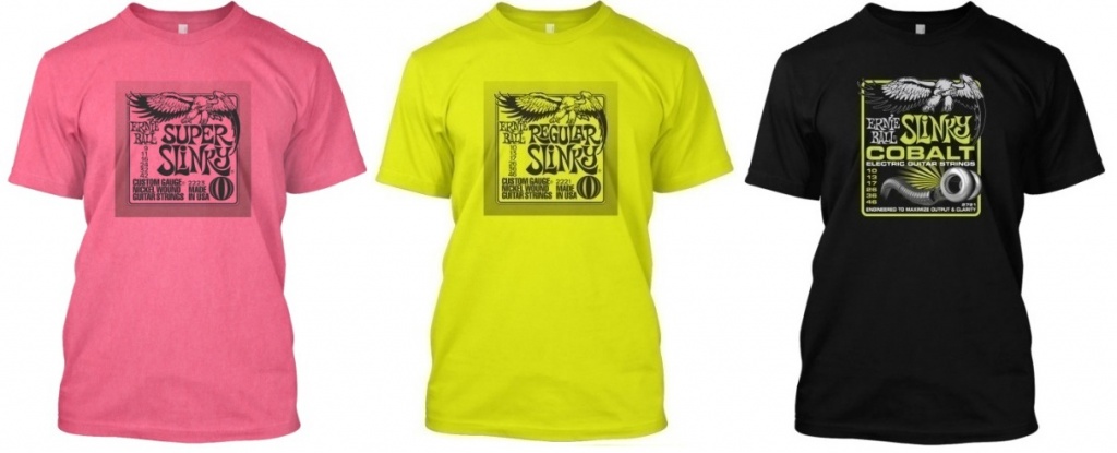 【弦＋Tシャツ】ERNiE BALL（アーニーボール）より弦とオリジナルTシャツがセットになったパック弦が再登場！