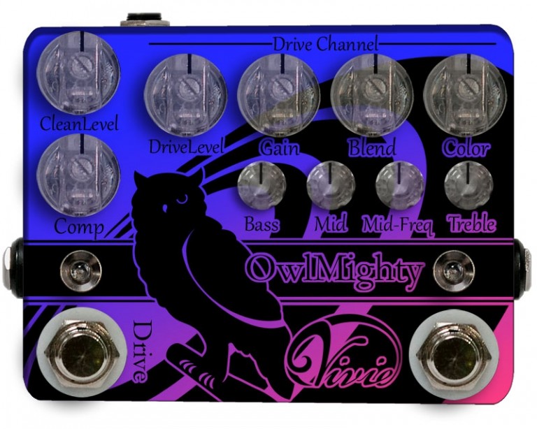 【ベースプリアンプ】Vivieの新作はベースプリ！ “OwlMighty”予約受注開始！