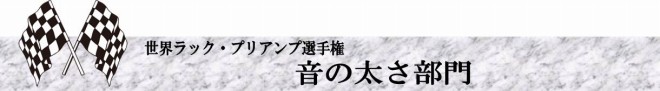 s-音の太さ部門