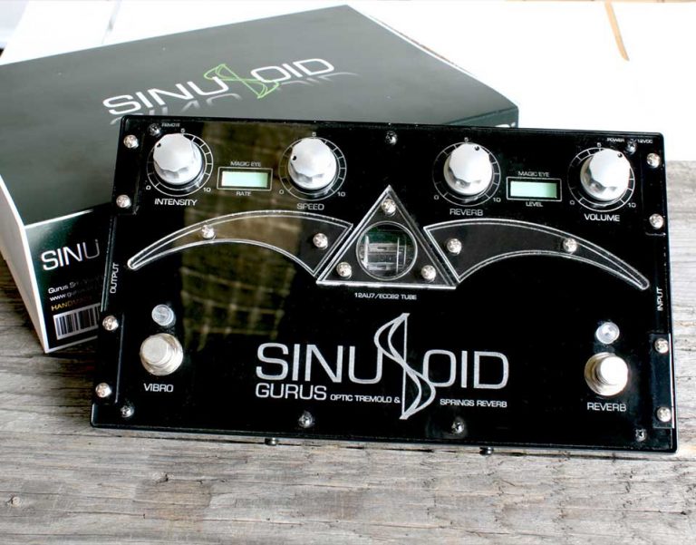 【ビブラート/リバーブ】Gurus Amp、60年代初期の伝統的アンプのサウンドを再現 ❝SINUSOID❞