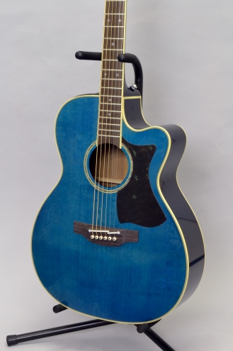 エレアコギター】Takamineから数量限定“Blue Denim”カラーのPTU70S登場