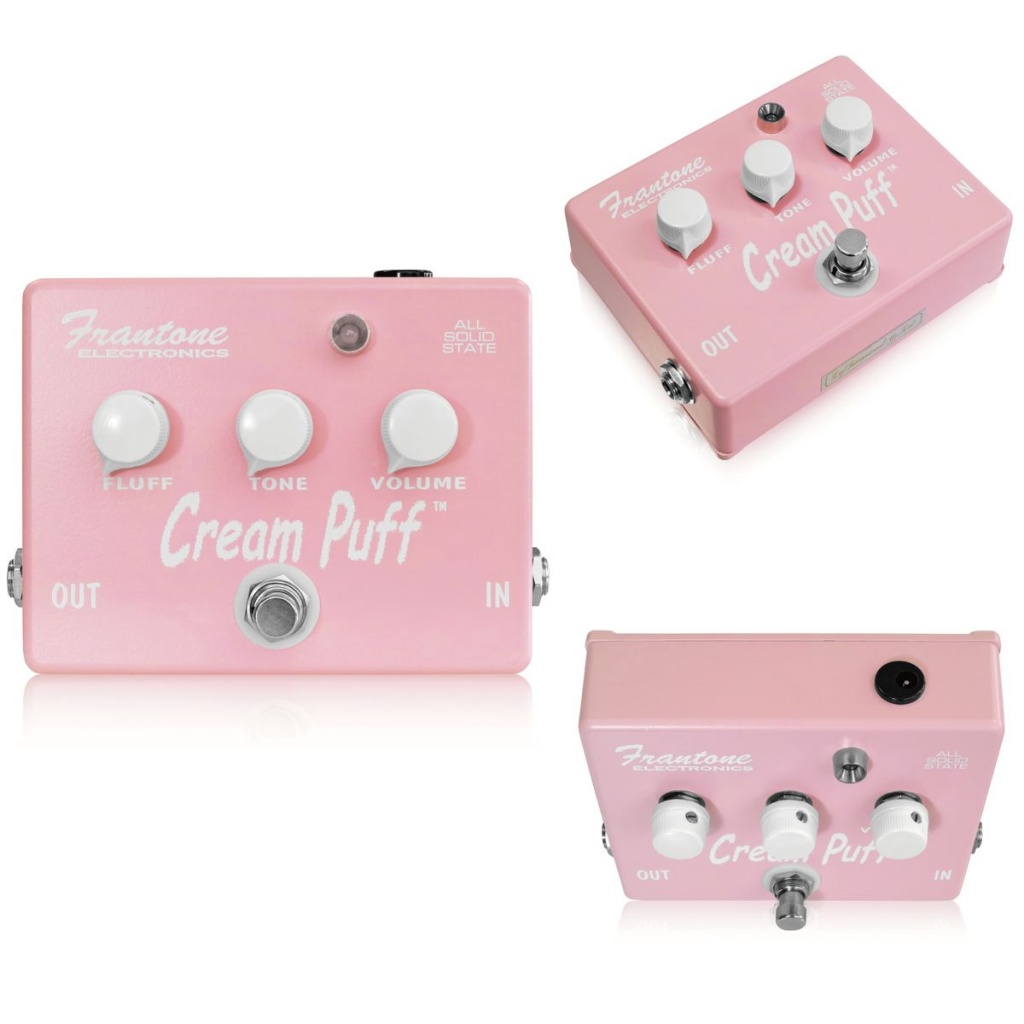 【ファズ】女性ビルダーならではのデザイン！ Frantone “Cream Puff” ファズ