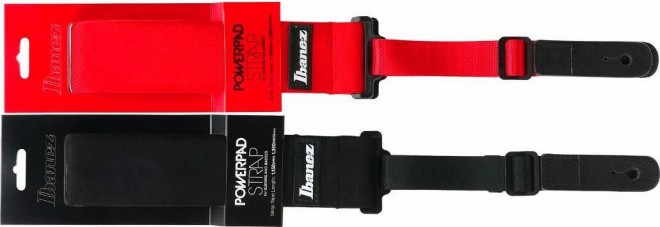 【ストラップ】Ibanez 肩に優しいパッド内蔵のストラップ