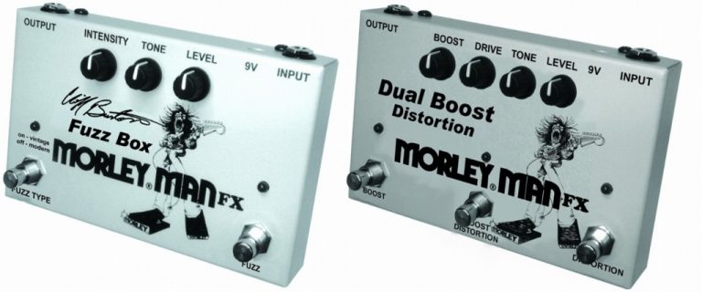 【NAMM2017:ファズ、ディストーション】MORLEY MAN FX より”Cliff Burton Fuzz Box”、”Dual Boost Fistortion”発表