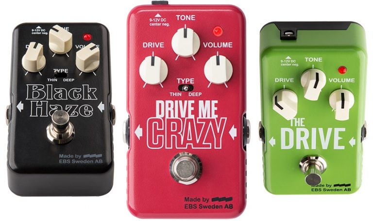 【NAMM2017:オーバードライブ】EBS ギタリスト向けドライブペダル 3モデル発表