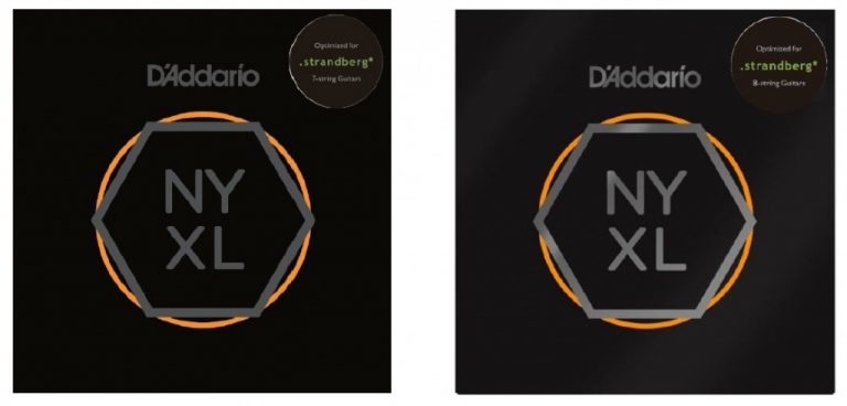 【エレキギター弦】D’Addario .strandberg* 7弦、8弦ギター専用NYXLセット弦 発売