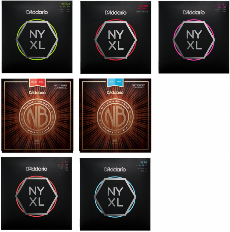 【アコギ/スチールギター/ベース弦】D’Addario プレミアムクラスに新たなゲージをラインナップ