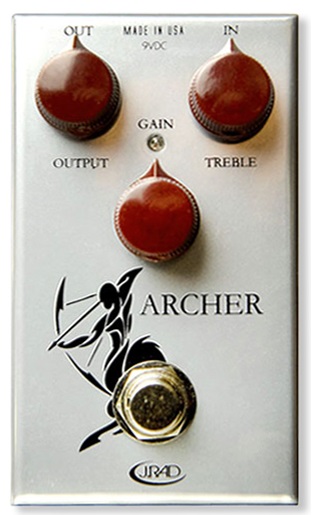 【オーバードライブ・ブースター】J Rockett Audio Designs（JRAD)より待望のKTR系サウンド「Archer」登場！