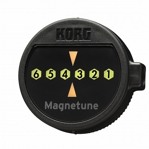 【マグネットチューナー】KORGより、ギターにピタッとくっつけてチューニングできるマグネットチューナー登場！