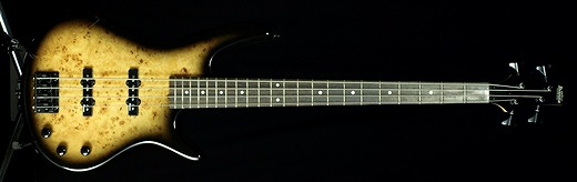 【エレキベース】エントリークラスもここまで来た！ GIO Ibanezより、ボディ材にスポルテッド･ウッドを採用のモデルが登場！