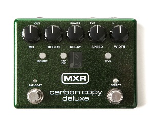 【NAMM2018:ディレイ】-MXR- “CARBON COPY DELUXE” タップテンポ/モジュレーション/ブライトモードなどを搭載した進化モデル