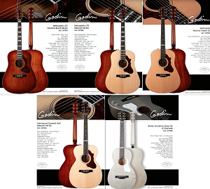 【NAMM2019:エレアコギター】Godinからドレッド・コンサート・パーラーサイズなど全5機種登場
