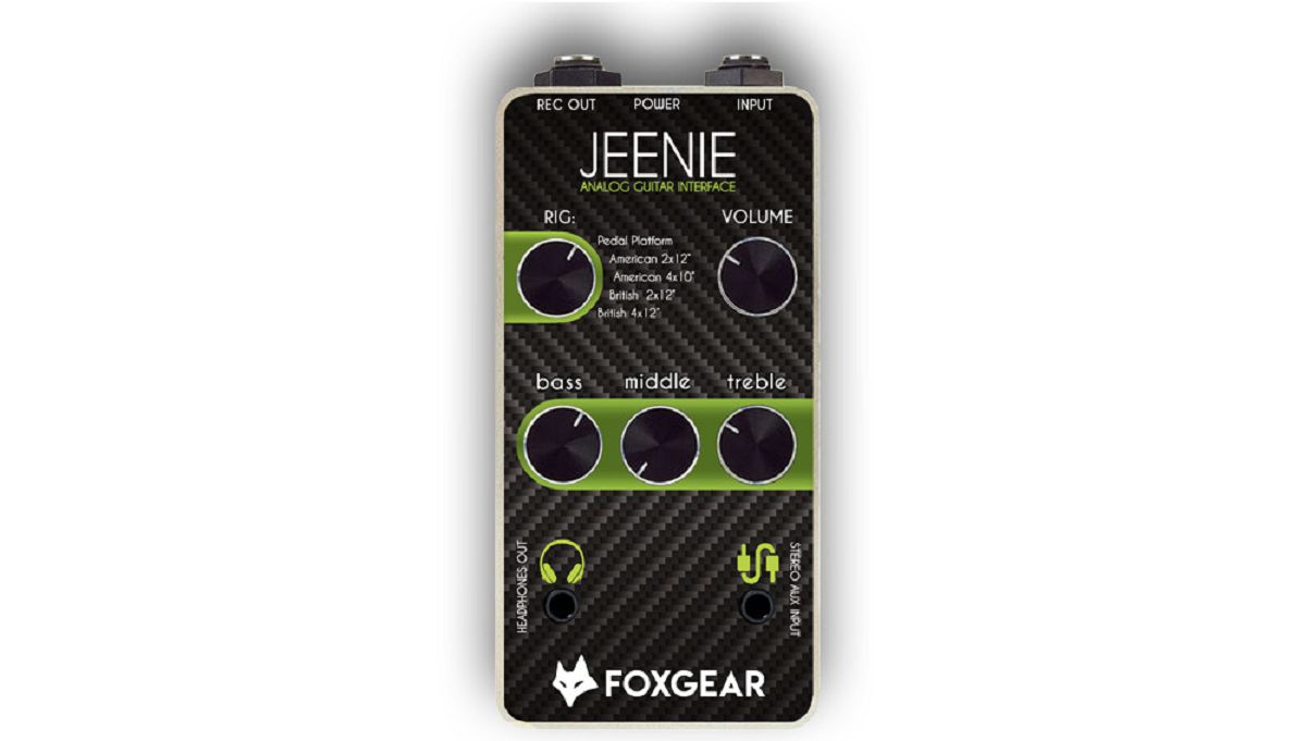 FOXGEAR　JEENIE｜ペダルボードに組み込んでリアルなサウンドを楽しむことができるアンプシミュレーター/ヘッドフォンアンプが登場！