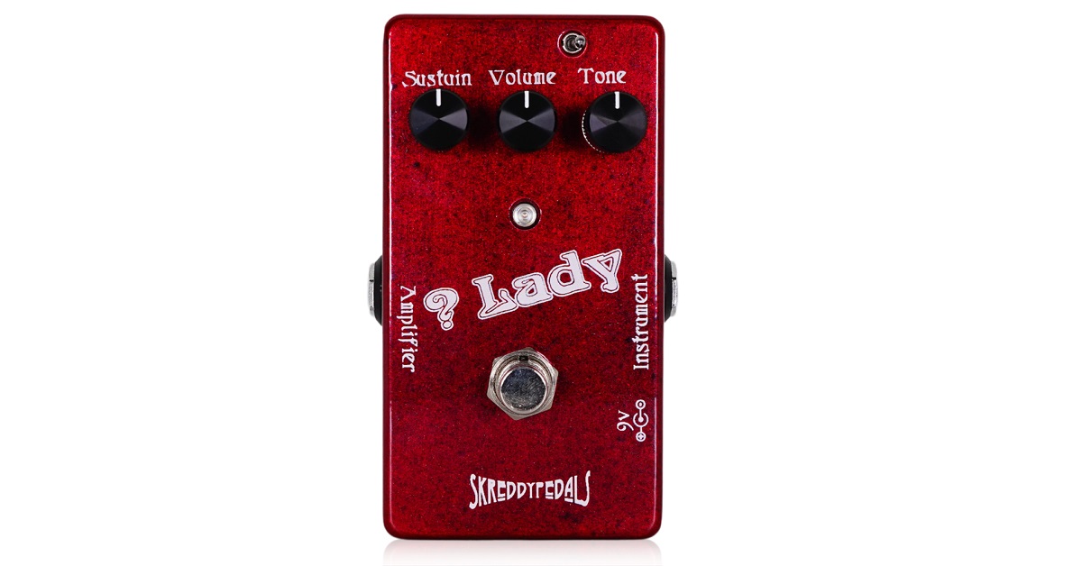 Skreddy Pedals　?Lady｜2006年に制作されたラムズヘッドスタイルのファズペダルが再制作されて登場
