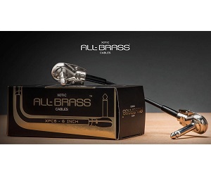 【パッチケーブル】-Xotic-低ノイズ、高耐久性のブラス/ニッケルメッキプラグを採用した”ALL-BRASS CABLES”発売