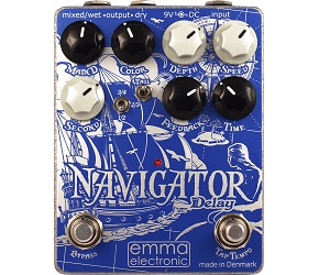 【ディレイ】EMMAからアナログとデジタルを組み合わせたハイブリットディレイ”Navigator”発売