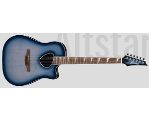 【NAMM2019:エレアコギター】-Ibanez-Ibanezを象徴するエレキギターヘッド、特徴的なサウンドホールを持った”ATL30”登場！