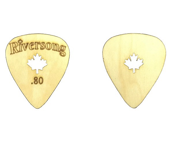 【ギターピック】-Riversong-5層構造を採用した世界初の木製ピック”Wooden Guitar Picks”発売！