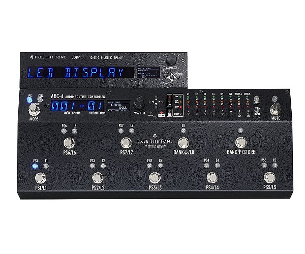【デジタルディスプレイ】-FreeTheTone-人気スイッチャー「ARC-4」と組み合わせ最大12個の文字表示が可能！”LDP-1”発売！